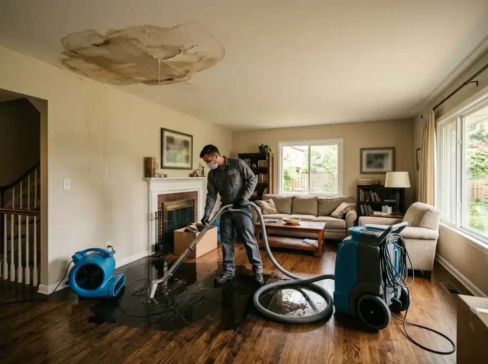 attic-pipe-burst-ceiling-drip-008 — frequently asked questions, Water Damage Restoration & Carpet Care in Apison, TN